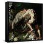 Hercules Fighting the Nemean Lion-Peter Paul Rubens-Framed Stretched Canvas