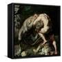 Hercules Fighting the Nemean Lion-Peter Paul Rubens-Framed Stretched Canvas