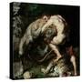 Hercules Fighting the Nemean Lion-Peter Paul Rubens-Stretched Canvas