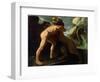 Hercules Fighting with the Nemean Lion-Francisco de Zurbarán-Framed Giclee Print