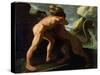 Hercules Fighting with the Nemean Lion-Francisco de Zurbarán-Stretched Canvas