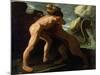 Hercules Fighting with the Nemean Lion-Francisco de Zurbarán-Mounted Giclee Print