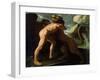 Hercules Fighting with the Nemean Lion-Francisco de Zurbarán-Framed Giclee Print