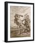 Hercules Fights the Lernian Hydra, 1731-Bernard Picart-Framed Giclee Print