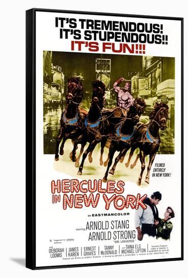 Hercules in New York-null-Framed Stretched Canvas