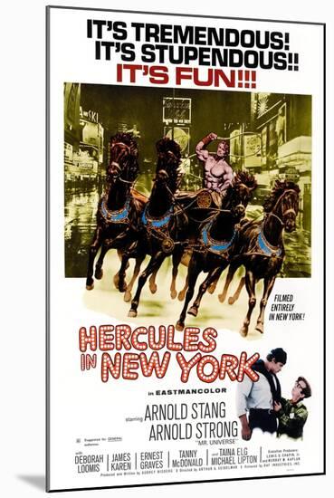 Hercules in New York-null-Mounted Art Print