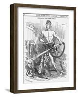 Hercules in the Augean Stable, 1888-Edward Linley Sambourne-Framed Giclee Print