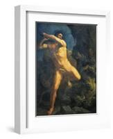 Hercules Killing Hydra of Lerna-Guido Reni-Framed Giclee Print