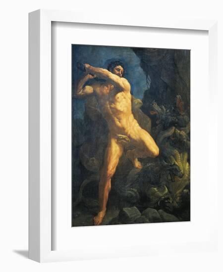 Hercules Killing Hydra of Lerna-Guido Reni-Framed Giclee Print