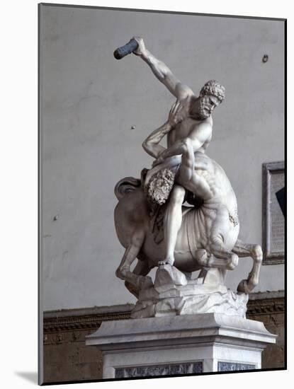 Hercules Killing the Centaur (Marble) (See also 353893-4)-Giambologna-Mounted Giclee Print