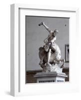 Hercules Killing the Centaur (Marble) (See also 353893-4)-Giambologna-Framed Premium Giclee Print