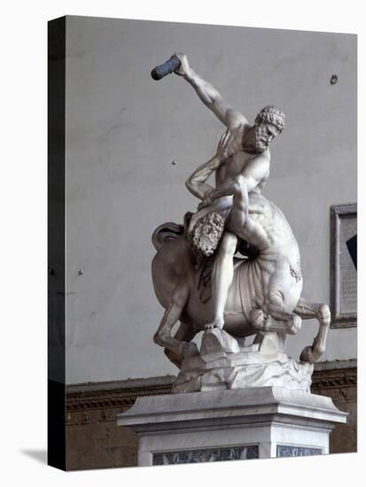 Hercules Killing the Centaur (Marble) (See also 353893-4)-Giambologna-Stretched Canvas