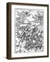 Hercules Killing the Molionides, C1496-1498-Albrecht Durer-Framed Giclee Print