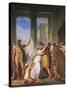 Hercules Leading Resuscitated Alcestis to Her Husband Admetus, 1817-1829-Pietro Benvenuti-Stretched Canvas