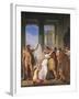 Hercules Leading Resuscitated Alcestis to Her Husband Admetus, 1817-1829-Pietro Benvenuti-Framed Giclee Print