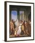 Hercules Leading Resuscitated Alcestis to Her Husband Admetus, 1817-1829-Pietro Benvenuti-Framed Giclee Print