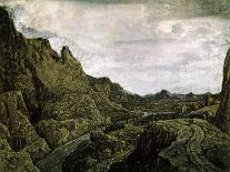 Rocky Valley with a Road, 17th Century-Hercules Seghers-Laminated Giclee Print