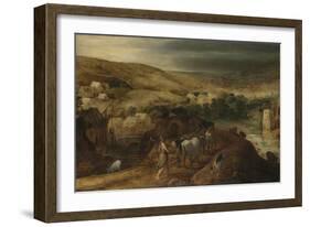 Hercules Steals the Oxen of Geryon-Joos de Momper II-Framed Art Print