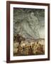 Hercules Supporting the Sky instead of Atlas-Arthur Rackham-Framed Giclee Print