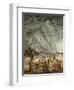 Hercules Supporting the Sky instead of Atlas-Arthur Rackham-Framed Giclee Print