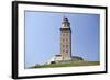 Hercules Tower, Oldest Roman Lighthouse in Use Todaya Corun±A, Galicia, Spain, Europe-Matt Frost-Framed Photographic Print