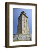 Hercules Tower, Oldest Roman Lighthouse in Use Todaya Coruna, Galicia, Spain, Europe-Matt Frost-Framed Photographic Print