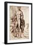 Hercules Turned to the Left, Leaning on His Club, Holding Drapery-Baccio Bandinelli-Framed Giclee Print