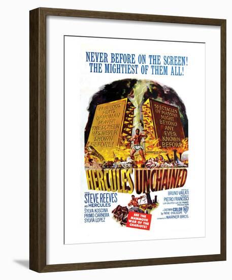 Hercules Unchained - 1959-null-Framed Giclee Print