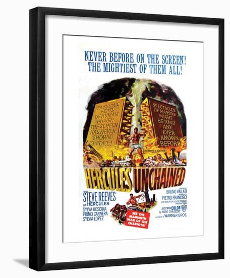 Hercules Unchained - 1959-null-Framed Giclee Print