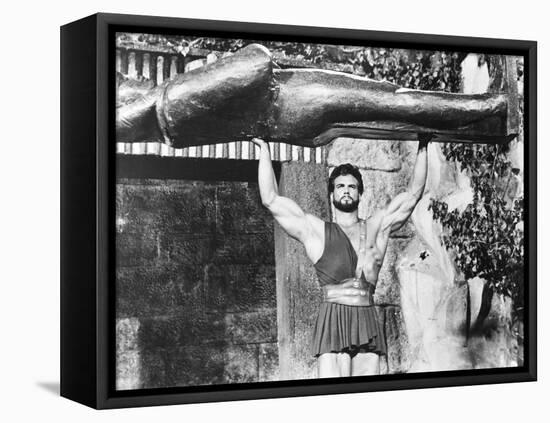 Hercules Unchained, (Aka Ercole E La Regina Di Lidia), Steve Reeves, 1959-null-Framed Stretched Canvas