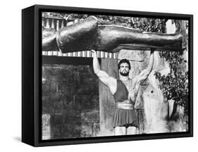 Hercules Unchained, (Aka Ercole E La Regina Di Lidia), Steve Reeves, 1959-null-Framed Stretched Canvas