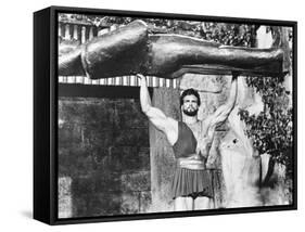 Hercules Unchained, (Aka Ercole E La Regina Di Lidia), Steve Reeves, 1959-null-Framed Stretched Canvas