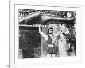 Hercules Unchained, (Aka Ercole E La Regina Di Lidia), Steve Reeves, 1959-null-Framed Photo