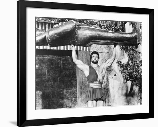 Hercules Unchained, (Aka Ercole E La Regina Di Lidia), Steve Reeves, 1959-null-Framed Photo