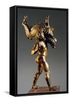 Hercules with Erymanthus Boar-Giambologna-Framed Stretched Canvas