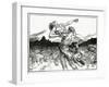 Hercules Wrestling with Antaeus, from 'The Book of Myths' by Amy Cruse, 1925-null-Framed Giclee Print