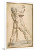 Hercules Wrestling with Antaeus-Guiseppe Cesari-Framed Giclee Print