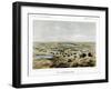 Herd of Bison Near Lake Jessie, North Dakota, USA, 1856-John Mix Stanley-Framed Giclee Print