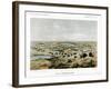 Herd of Bison Near Lake Jessie, North Dakota, USA, 1856-John Mix Stanley-Framed Giclee Print