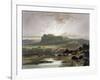 Herd of Bison on the Upper Missouri-Karl Bodmer-Framed Giclee Print