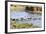 Herd of blue wildebeest crossing the Mara River, Maasai Mara, Kenya-Nico Tondini-Framed Photographic Print