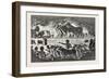 Herd of Cattle Brought before their Owner,From an Egyptian Tomb, Egypt, 1879-null-Framed Giclee Print