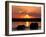 Herd of Elephants, Chobe River at Sunset, Chobe National Park, Botswana-Paul Souders-Framed Photographic Print