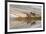 Herd of Elk and reflection, Canary Spring, Yellowstone National Park, Montana, Wyoming-Adam Jones-Framed Photographic Print