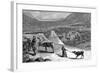 Herd of Reindeer, Lapland, 1882-null-Framed Giclee Print