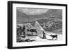 Herd of Reindeer, Lapland, 1882-null-Framed Giclee Print