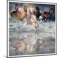 Herd Run-Svetlana-Mounted Art Print