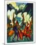 Herder and Goats in the Morning-Ernst Ludwig Kirchner-Mounted Collectable Print