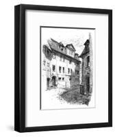 Herder's Home at Weimar-null-Framed Art Print