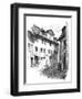 Herder's Home at Weimar-null-Framed Art Print